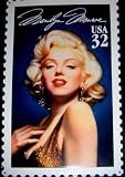 Marilyn Monroe Postage Stamp Tin Sign