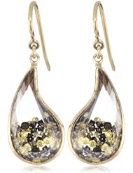 Moritz Glik "Kaleidoscope" 18k Gold with Floating Colored Diamond Earrings