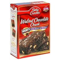 Betty Crocker Supreme Brownie Mix, Walnut Chocolate Chunk, 21.2-Ounce Pouches (Pack of 12)