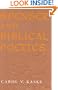 Spenser and Biblical Poetics