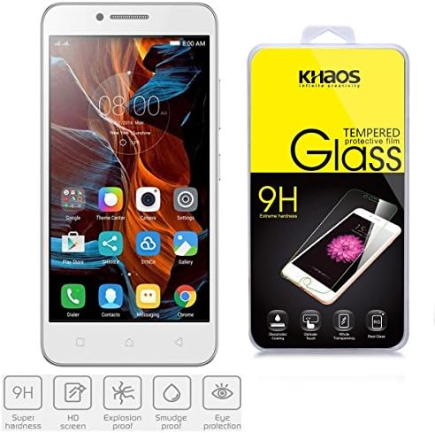 KHAOS® For Lenovo Vibe C [ Tempered Glass ] Screen Protector 9H Hardness