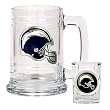 San Diego Chargers NFL Boilermaker Set - Primary Logo