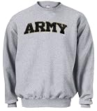 Army Black Knights Grey Embroidered Collegiate Crewneck Champion Sweashirt (S=36)