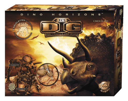 Buki - 20437 - Jeu Educatif - Science et Nature - Coffret G�ant de Dinosaures Herbivores � D�terrer