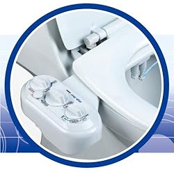 Luxe Bidet MB320 Double Nozzle Fresh and Warm Water Spray Bidet Toilet Seat Attachment