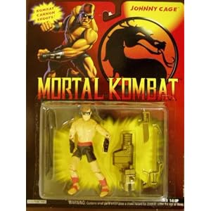 Mortal Kombat Johnny Cage Special Movie Edition Figure 1994 by Hasbro
