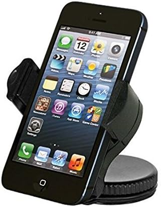 Angietech Lightweight Windshield Dashboard Universal Car Mount Holder for Cell Phones and GPS Devices - Work with Samsung Galaxy S4 Iv Galaxy S3 S III Apple Iphone 5 4/4s Google Nexus 4 Samsung Galaxy Note Epic 4g Touch HTC One M7 X V S Droid Incredible EVO 4g LTE Rezound Motorola Photon Q 4g LTE Atrix Hd 2 Droid Razr Maxx Blackberry Z10 Torch Bold Curve Lg Optimus Elite 4x Nokia Lumia 720