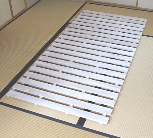 天然木すのこベッド　折りたたみ式ベッド（シングル） ESB-01S