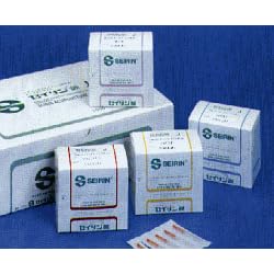 Acupuncture Needles by Seirin - Sterile #1 Gauge 30 mm Red J-Type by AME
