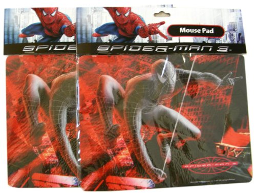  Marvel Spider-Man-3 Mouse pad 2pc set-Perfect Computer accesssory for any Spi...