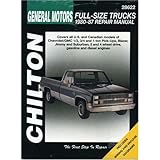 gm full size trucks 1980 87 chilton total car care series manuals