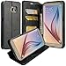 Galaxy Note 7 Case, Samsung Galaxy Note 7 Wallet Case, Flip Folio [Kickstand Feature] Pu Leather Wallet Case with ID&Credit Card Slot For Galaxy Note 7, Black Leather