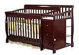 Dream On Me 4 in 1 Brody Convertible Crib with Changer, Cherry Dream On Me 4 in 1 Brody Convertible Crib with Changer, Cherry