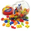 Megcos Fun Magnetic Lowercase Letters Set 100 Pieces -Affordable Gift for your Little One! Item #LMID-1222