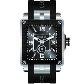 Cerruti 1881 - CRB019E224B - Montre Homme - Quartz - Analogique - Bracelet Silicone Noir