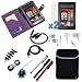 GTMax 14 pieces Essential Accessories Bundle Black Neoprene Sleeve Case Kit for New Amazon Kindle Fire Full Color 7 inch Multi-touch Display Wi-Fi Android Tablet