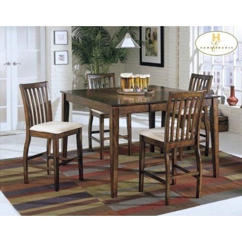 5pc Nob Hill Collection Barstools Set