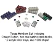 1000 SUITED 11.5 g Poker Chips Texas Hold em Set