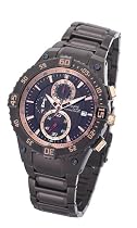 Accurist Pro-Timer MB781Br Gents Brown Ip Chronograph Bracelet Watch