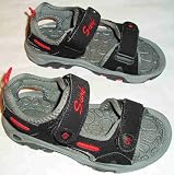 hb404 Boys mirak black velcro beach sandals bnib