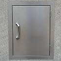 Stainless Steel Vertical Outdoor Kitchen Door