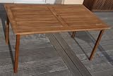 Gartentisch Tisch CROSS, 72x150x85cm, Hartholz Akazie (wie Teak), wetterfest