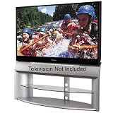 Panasonic TY 61LC65C - TV stand for projection TV/flat panel - silver - screen size: 61 - floor-standing