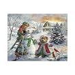 Winter Merriment 550 pc Jigsaw Puzzle by White Mountain