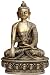 ShalinCraft The Buddha in Meditation Collectible Figurines Metal Statues India 8 " x 5 "