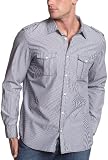 Calvin Klein Men's Long Sleeve Woven Shirt,Genesis,X-Large