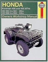 Honda Foreman Trx400/450 Shaft Drive Atvs 1985 Thru 2002