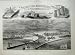 1880 Swansea Mumbles Lighthouse Oystermouth Castle Art