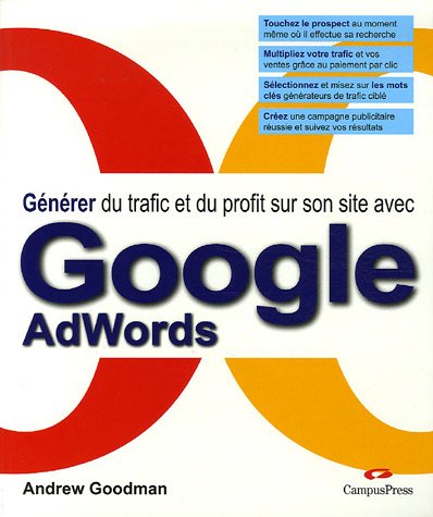 Cover image : Générer du trafic et du profit sur son site avec Google AdWords