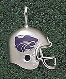Kansas State Wildcats Enamel Power Cat Helmet Pendant - 14KT Gold Jewelry