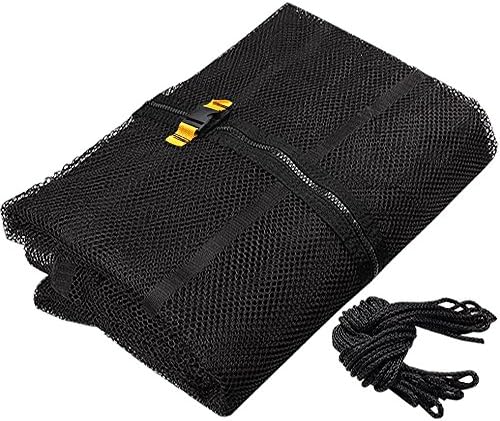 ACM GLOBAL 15ft. Trampoline Enclosure Safety Net Replacement - Used with 3 Arched Supports or 6 Poles Style // POLES NOT INCLUDED
