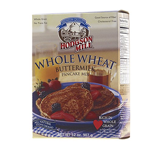 Hodgson Mill Whole Wheat Buttermilk Pancake Mix, 32Ounce (Pack of 6