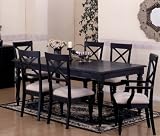 Antique Dark Charcoal Dining Table