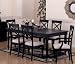Antique Dark Charcoal Dining Table