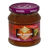 Patak  Hot Mango Chutney , 12-Ounce Bottle (Pack of 4)