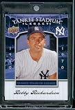 2008 Upper Deck Yankee Stadium Legacy Collection # 41 Bobby Richardson - New York Yankees - Limited Edition MLB Baseball Card in Protective Screw Down Display Case!