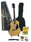 Produkt-Bild: Einsteiger Westerngitarre Set School mit Zubeh&ouml;r und Gitarrenbuch incl. CD + DVD