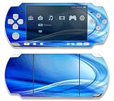 Abstract Blue Decorative Protector Skin Decal Sticker for Sony Playstation PSP 1000 Portable System