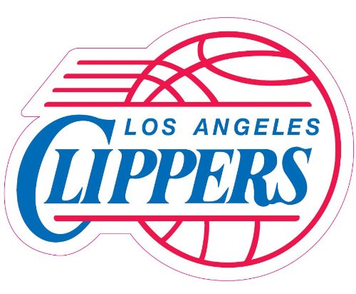 Los Angeles Clippers Glass Tatz Mini-Cutz Window Decal