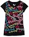 Skelanimals Girls 7-16 Black Tee, Black, M (10)