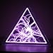 Luminglas 16 Triangle Shape Plasma Illumination Display Set Single Color PURPLE Contemporary Luminglass Disk/Disc Night Light (171)