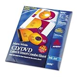 AVERY-DENNISON Cd dvd label jewel case insert combo sheets,... by Avery