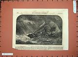 1854 SHIP WRECK ASIA PORT PHILLIP BOMBAY STORM FINE ART