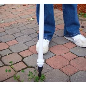 Herbicide Brush; 38 tall; Paint your weeds with herbicide ,no kneeling, stooping, pulling, bending,... by Deluxe Weeding Brush