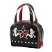 Black/Red Pu w/Nautical Star & Trucker Girls Bowling Bag