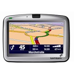 Tomtom GO 510 PNA Navigation mit Central Europa (Deutschland, Polen, Schweiz, Slowakei, Tschechien, Ungarn, �sterreich)  inklusive TMC Receiver
